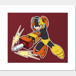 MEGAMAN PILE DRIVER Posters and Art